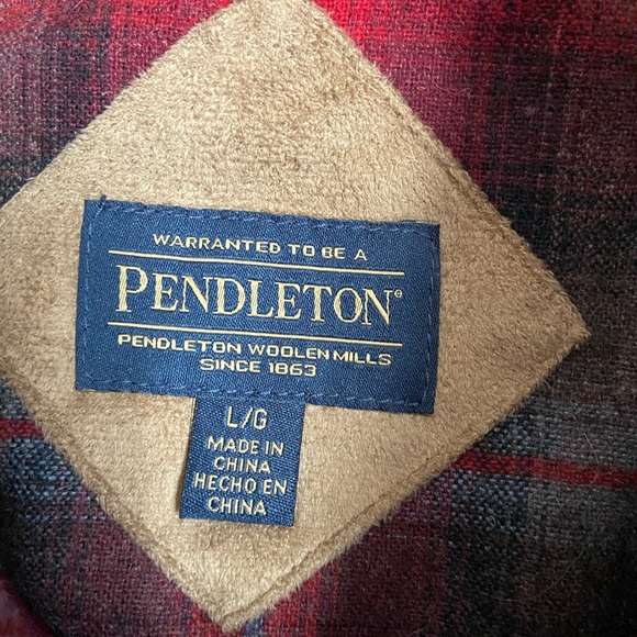 Pendleton Maroon Jacket - Picture 3 of 4